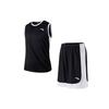 Color Block Breathable Quick-Dry Basketball Suit Men Sportswear Black 152121204-3