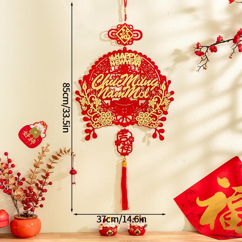 2025 Chinesisches Neujahr Schlangen Dekorationen Vietnamesischer Hängeornament Frühlingsfest Wanddeko Traditionelle Mondneujahrsdeko