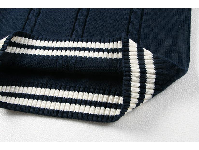 Women's College Style Knitted Vest: 2024 Spring/Autumn Wool Sleeveless Sweater Layering Top