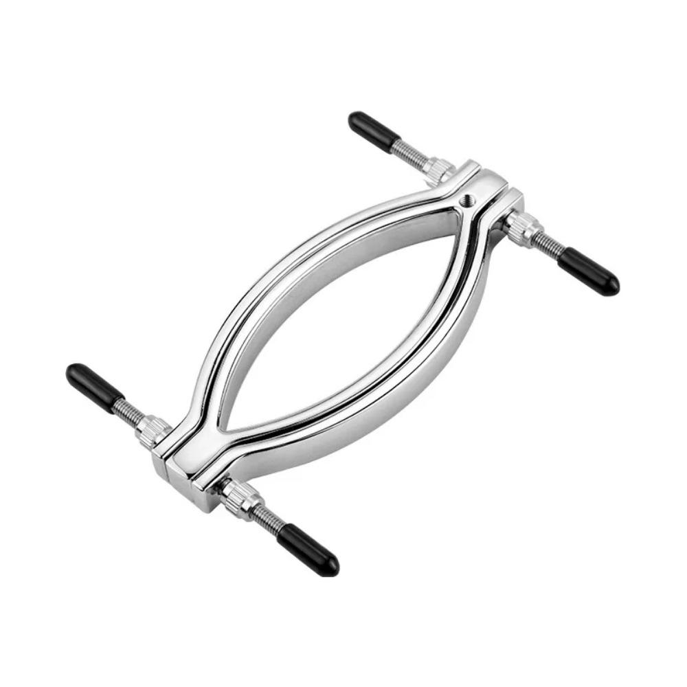 Labia Spreader Strap with Clamp Clip Clitoris Spread Pussy Open Vagina Stimulator SM Bondage Sex Toys