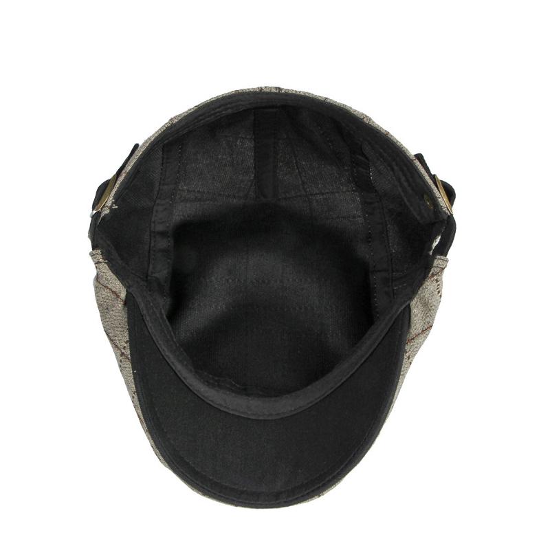 Britské retro barety pro muže Newsboy kšiltovky jaro podzim pléd baret Gatsby Painters Klobouky Driver Ivy Hat Gorro Hombre Boina