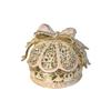 Mini Size Crown Jewelry Box Light Luxury Ring Holder Enamel Color Crown  Wedding Proposal