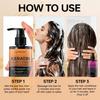 Keratin Shampoo & Conditioner Set-Moisture Scalp-Fizz Control & Strengthens Hair-Suitable For All Hair Types, 200ml+200ml