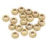 18Pcs String Tuning Peg Gear Metal Guitar Hex Hole Gears Strings Accessory for Tunings 1: 15Gold