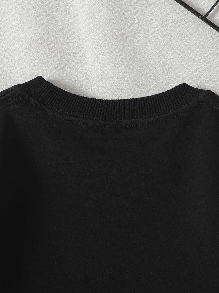 European sizes Girls' Crewneck Sweatshirt - Six Seven Party Monster Numbers, Sportswear And Casual Wear, Soft And Comfortable