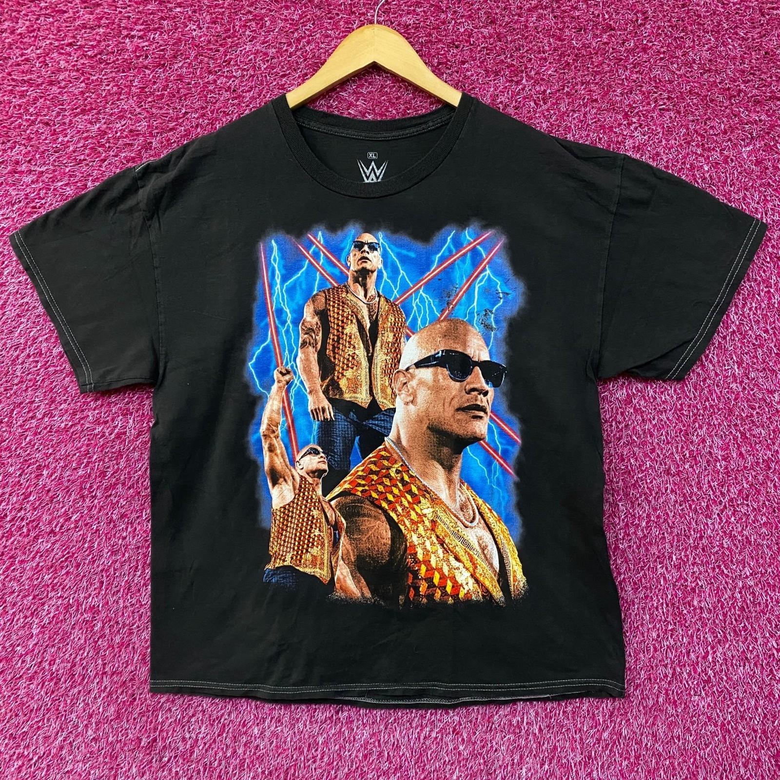 WWE The Rock Final Boss Graphic 100% Cotton T-shirt Mens Tees Top 2XL