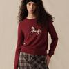 GREEN BELT Vintage Little Horse Jacquard Wool Sweater