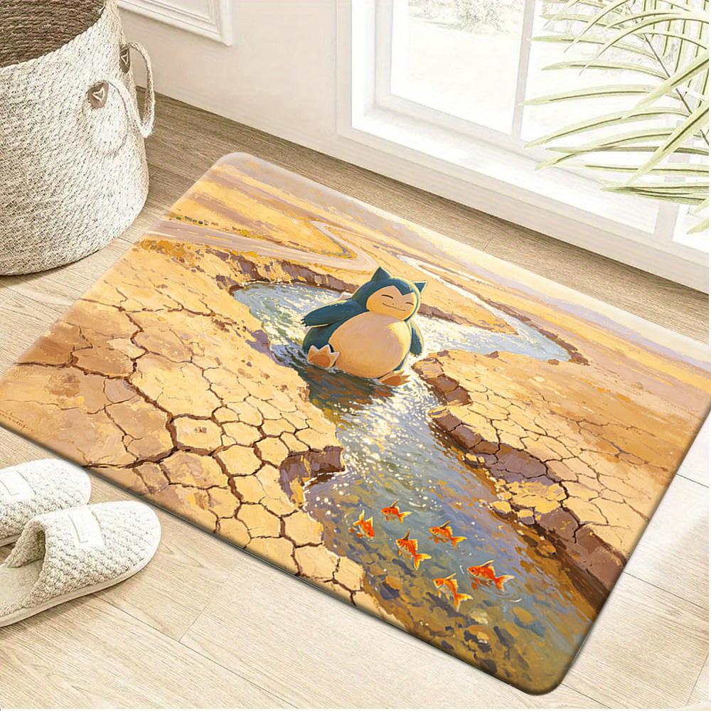 Gengar & Ash Anime Print Non-Slip Floor Mat Doormat