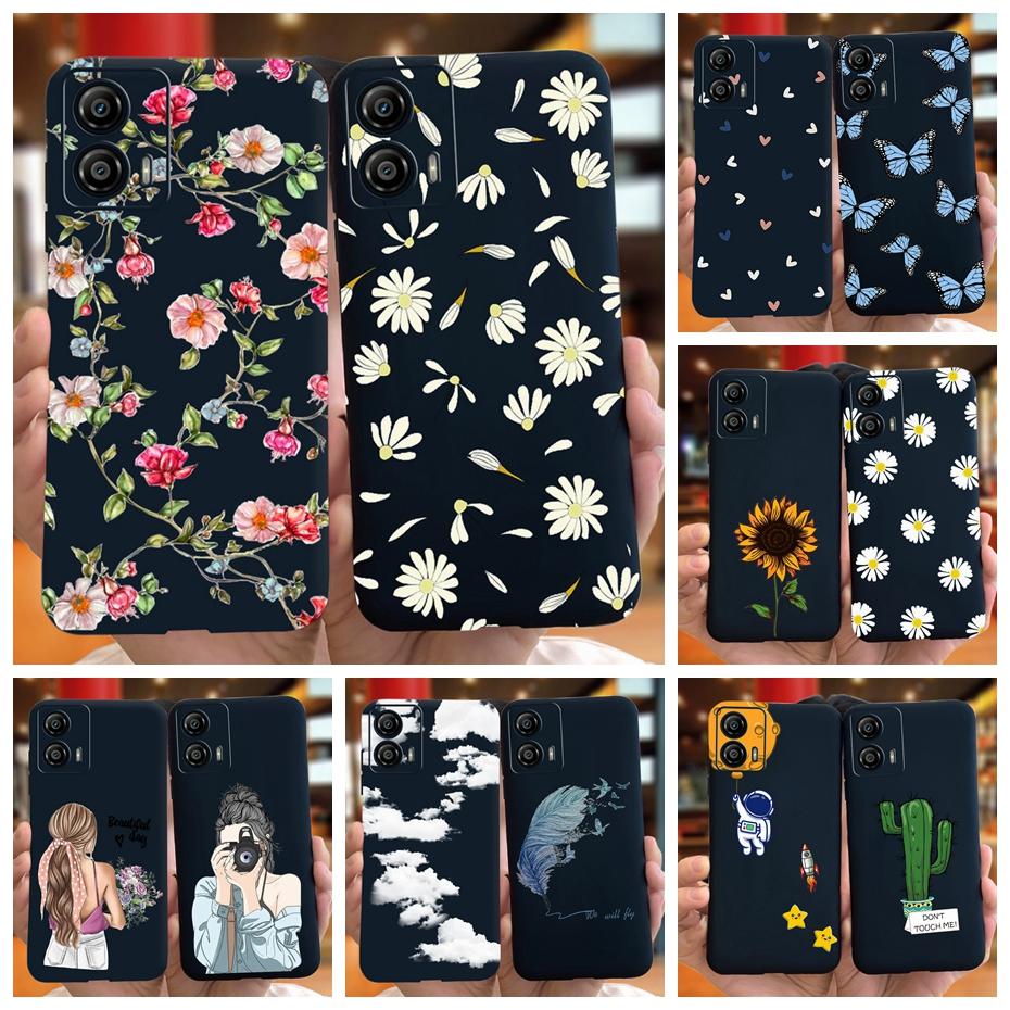 Phone Case For Motorola Moto G53 G73 5G 2022 Beautiful Flower Pattern Soft Silicon Cases For MOTO G73 MotoG53 XT2335