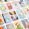 Tarot von Mugi Orakelkarten Englische Version Tarotkartendecks für Anfänger und Profis Wahrsagekartendeck Brettspiel