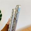 Apple 17 ProMax Phone Case for iPhone 15 with Heart, Small Bear, Rabbit Mirror, Hand Strap, Rhinestones 