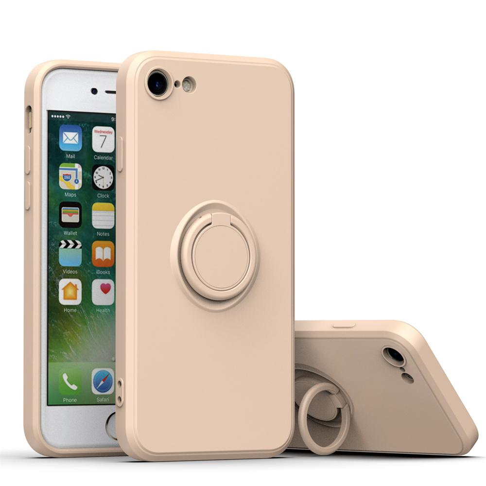Luxury Liquid Silicone Magnetic Cases For For Iphone 15 14 13 12 11 Pro Max XS XR 6 6s 7 8 Plus SE  Soft Cover With Ring Holder