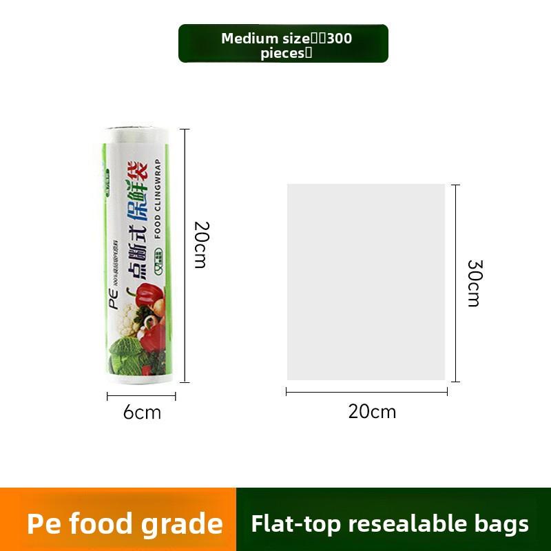 Large Economical Food Bags for Preservation, High-temperature Resistant Hand-tear Bags for Refrigerators, Thickened and Slightly Broken Type