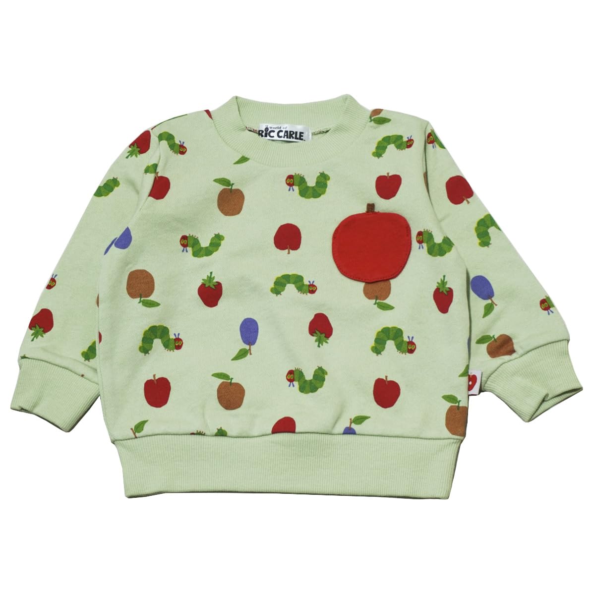 

Nakata Classic fh3704az Very Hungry Caterpillar Fleece Print Baby Green Autumn/Winter All-Over Sweatshirt, зелёный