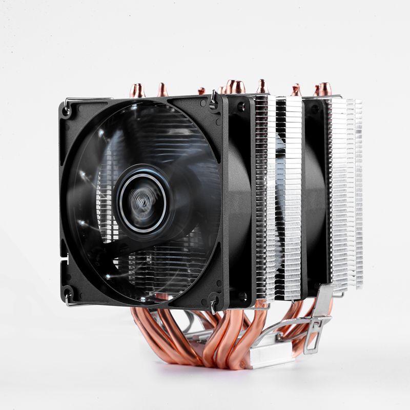 Ollymurs Bezventilátorový stolní PC chladič se dvěma měděnými heatpipe