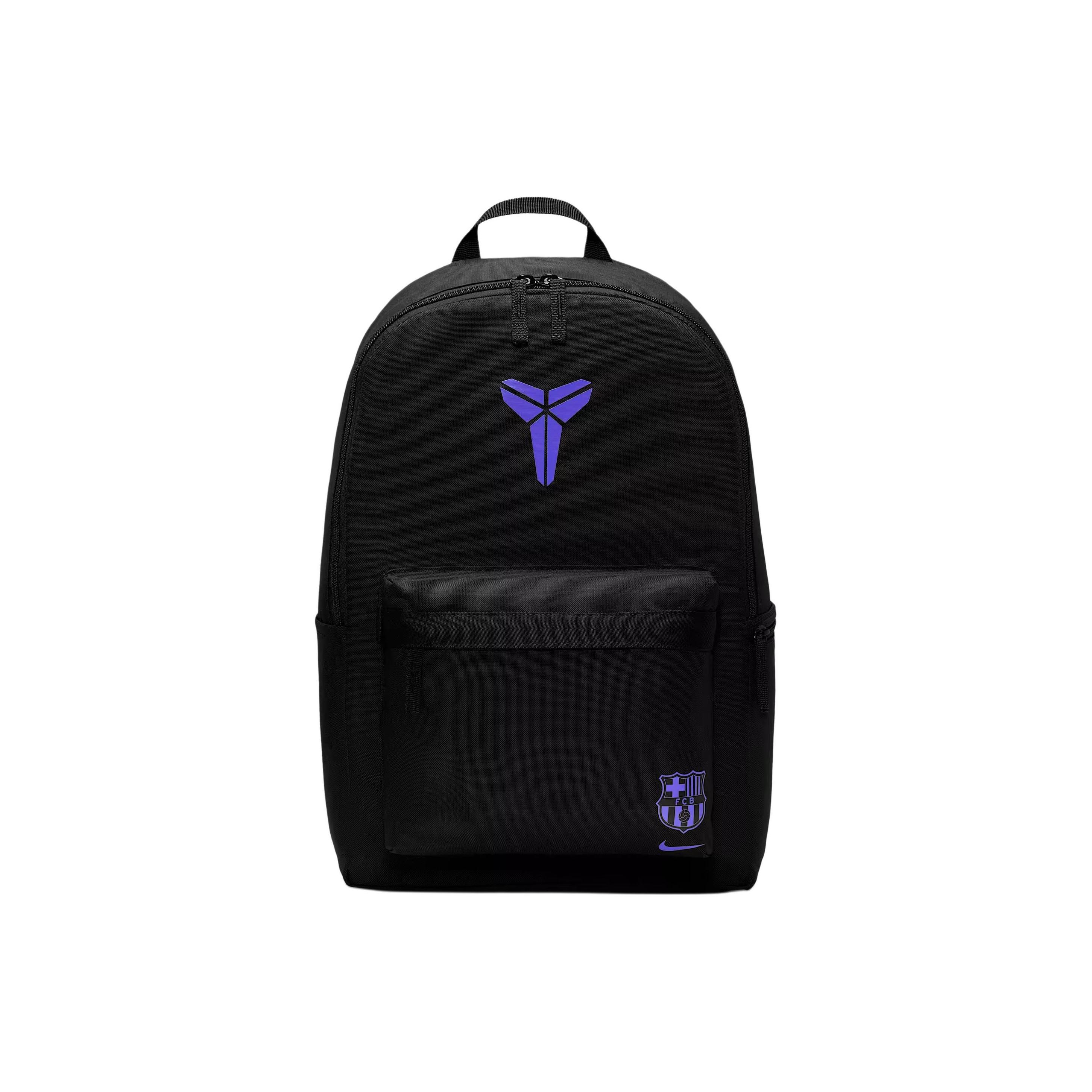 Nike Barcelona Logo Polyester Backpack Unisex Backpack Black IM0520-010 Black