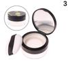 Plastic Empty Loose Powder Jar With Makeup Puff Box Sifter Container Cosmetic Pot Portable Loose Powder Box Refillable Pot