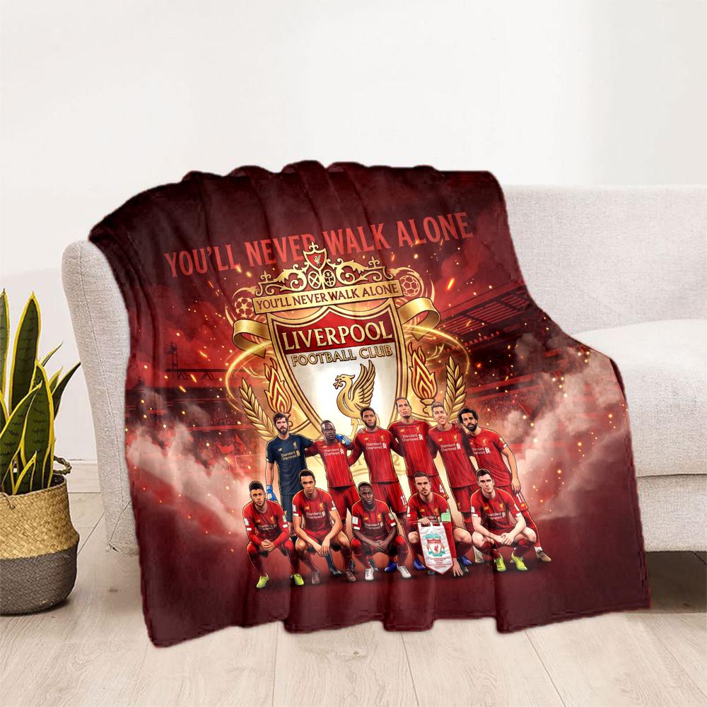 Liverpool Football Club Blanket Soft Warm Cozy Suitable For Office Chair Couch Livingroom For All Occasions Stylish Decor