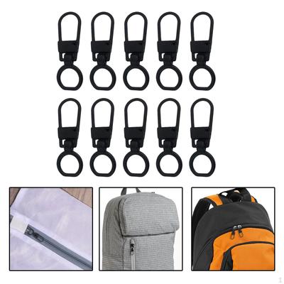 10 PCS Zipper Pull Replacement Heavy Duty Tab Pullers Tags Repair Zip Fixer for Jacket