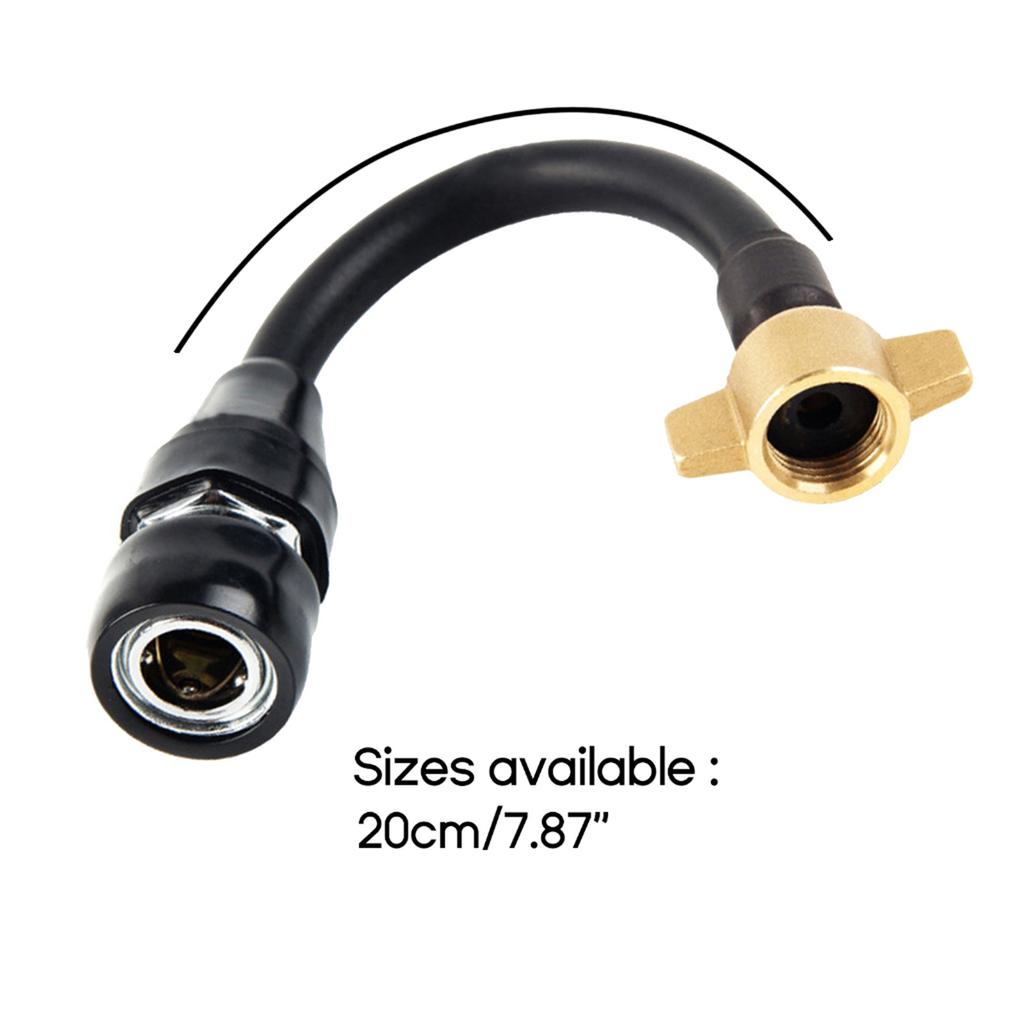 Țeavă de legătură grea de 6/8 inch, rezervor de aer camion, conector admisie aer cu filet SP20, instalare ușoară, durabil