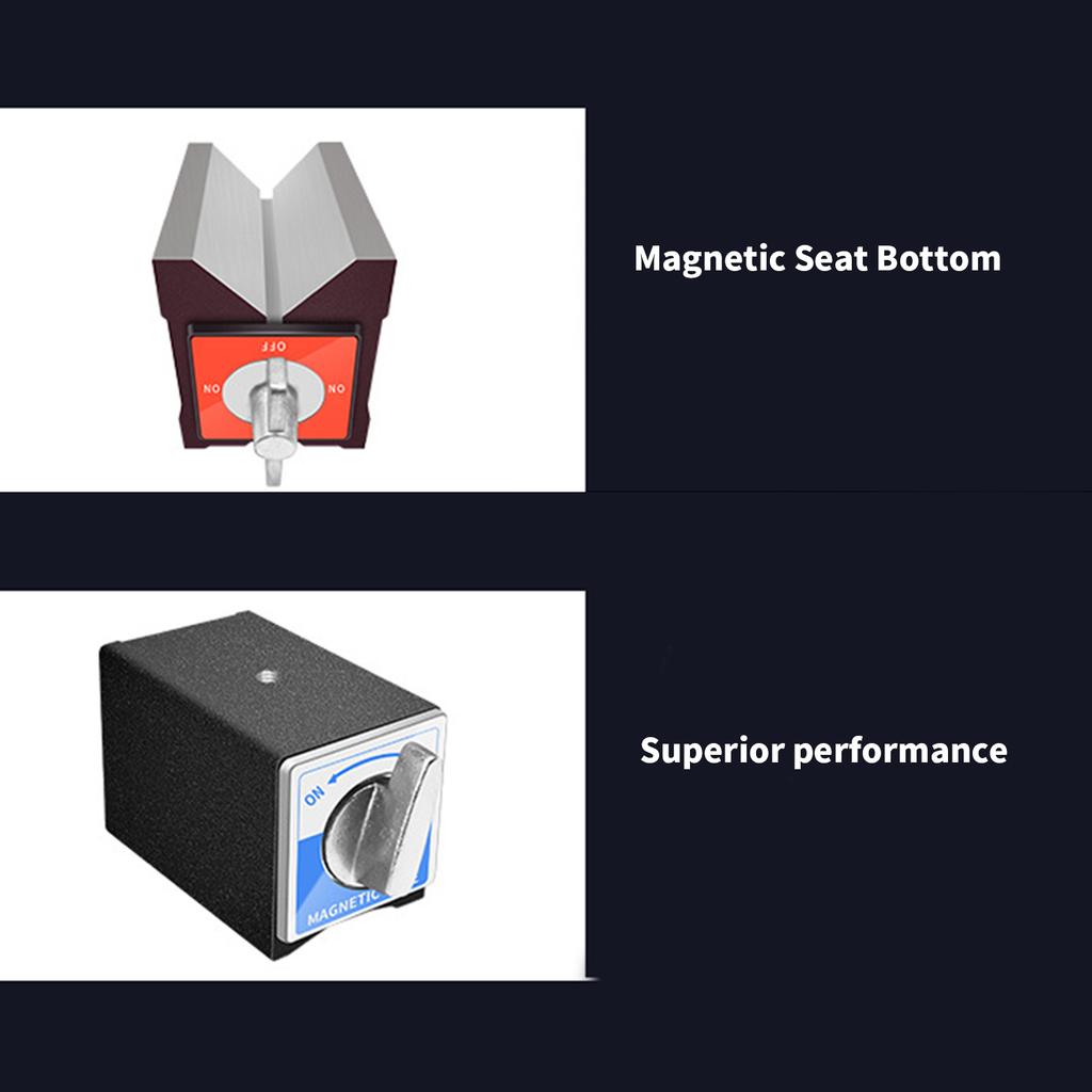 6T/8T/10T/12T Magnet Seat Table Strong Magnetic Base High Hardness Dial Indicator Stand Base Wire Cutting Table Base