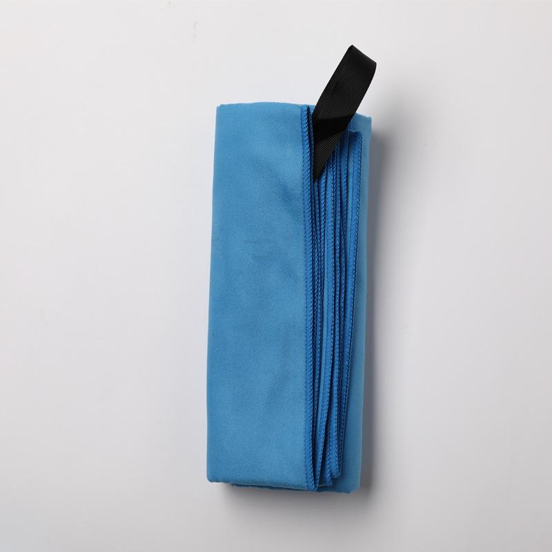 

Microfiber Quick Dry Sandproof Towel | Lightweight Compact for Swim Yoga Gym Beach Travel Sports Accessories 40x80cm світло-синій колір