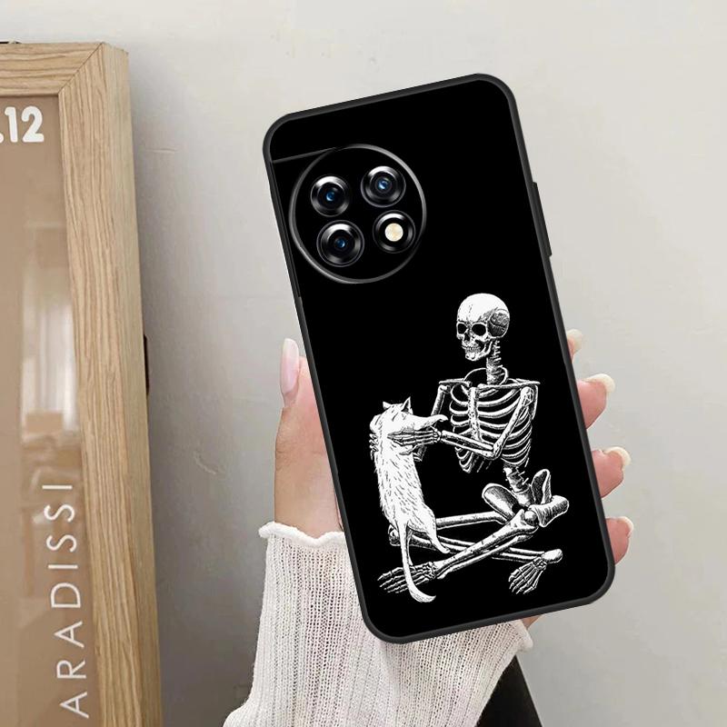 Aesthetics Skeleton Case For OnePlus Nord CE 5 2 3 4 Lite N20 N30 OnePlus 15 13 12 10 R 13T 10T 11 9 10 Pro Cover