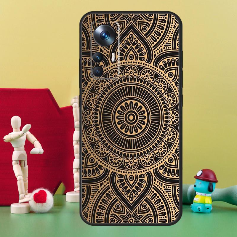 Mandala Flower Totem Case For Xiaomi 15T 14T 13T 14 15 Ultra 17 Pro Max POCO F8 Ultra F5 F6 F7 X5 X6 X7 Pro Cover