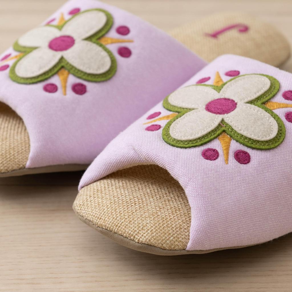 Hokomomola Senko Salmon Approximately 47146 Slippers, 22-24cm, Pink,