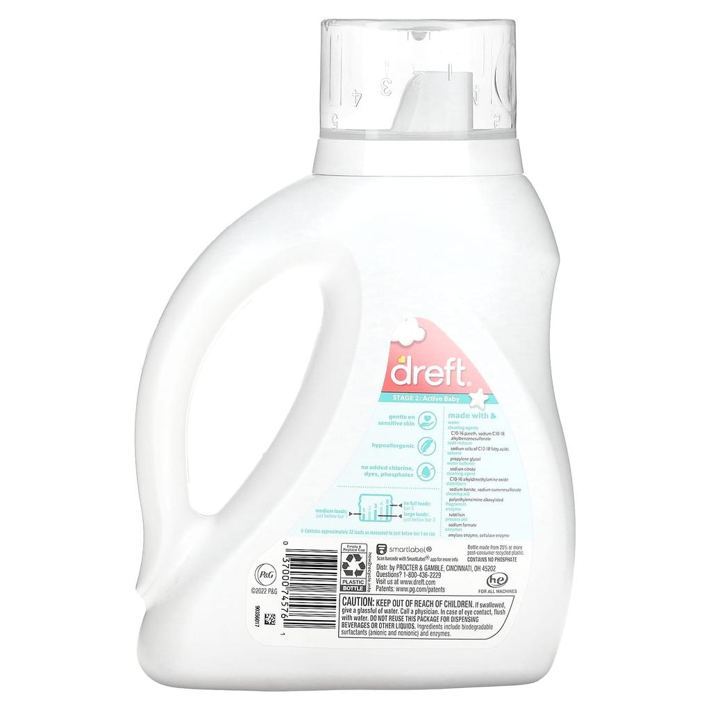Baby Detergent, Step 2, 1.36L (46Fl Oz)