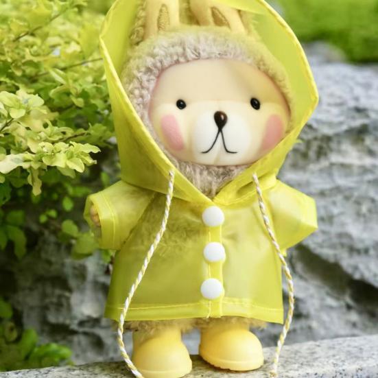 Doll Raincoat for 17cm La Bubu Dolls Handmade Custom Doll Outfits Doll Wardrobe Essentials Gift for La Bubu Lovers