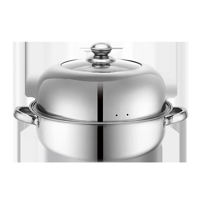 Adneny Odin 28cm 410 Edelstahl Dampfgarer & Suppentopf