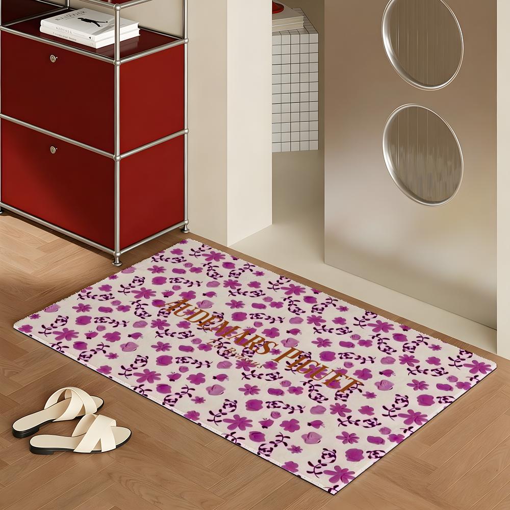 A-audemars P-piguet BRAND Floor Mat Soft Flannel Rug Non-Slip Absorbent Mat For Bathroom Bedroom Home Decor