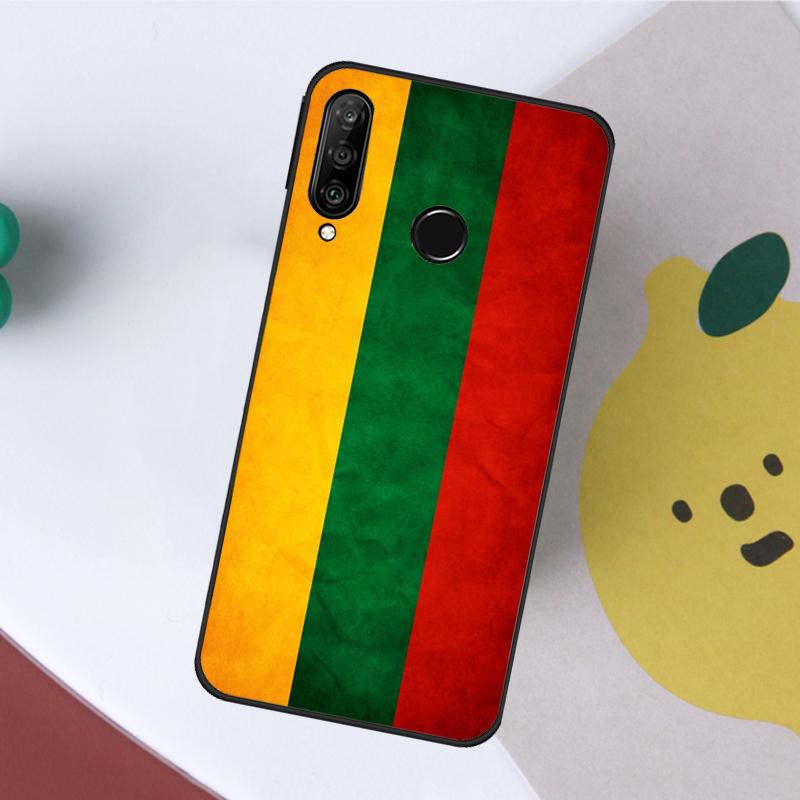 Lithuania Flag Lithuanian For Huawei Nova 5T 9 10 SE 7i 8i 11i 12i Y60 Y61 Y70 Y72 Y73 Y90 Y91 P20 P40 P30 Lite Case