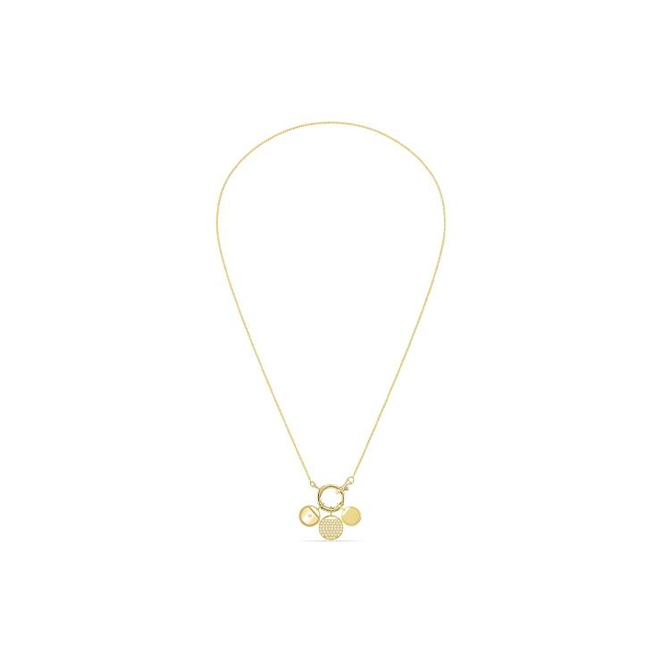 Swarovski Ginger Charm Gold Plated Necklace Women necklace White 5567530