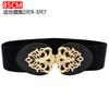 Trendy Womens Black Stretch Waist Belt Offering A Slender Look With Versatile Wear Options