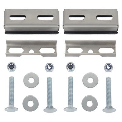 2er-Pack Dachgepäckträger-Montagesätze Passend für Fiat Ducato Peugeot Boxer Citroen Jumper Edelstahl Boots-Van Dachreling-Montagehalterungen