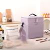 Polyester Insulated Picnic Bag For Camping - Leakproof Shoulder Cooler Tote, Large Capacity Thermal Lunch Bag
