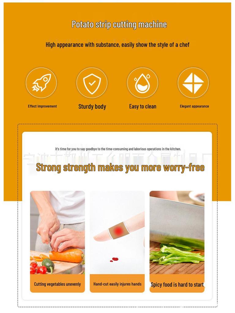 Manual Potato and Fruit Fry Cutter and Shredder