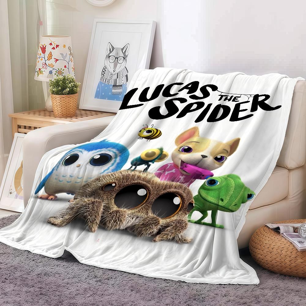 Cartoon Cute Lucas the Spide Blanket Soft and Skin Friendly For Couch Bed Napping Bedspread All Seasons Comforter