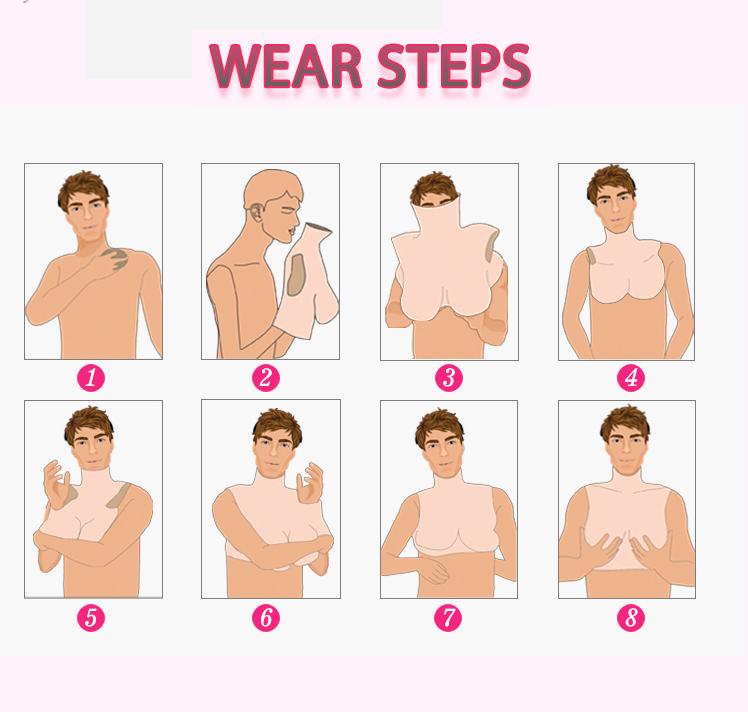 Breast Silicone Fine Makeup Transsexuals Drag Supplies Plastic Fake Breasts Breast