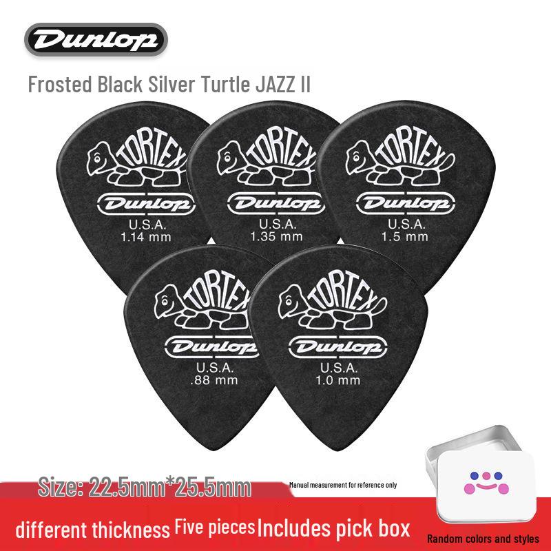 Dunlop Jazz3 Electric Guitar Pick - Genuine Small Turtle Jazz 3-Speed Bass Pick