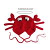 Knitted Hat Crab Claw for Girls Y2K-GIRL Hat Crocheted Claw Slouchy Designs