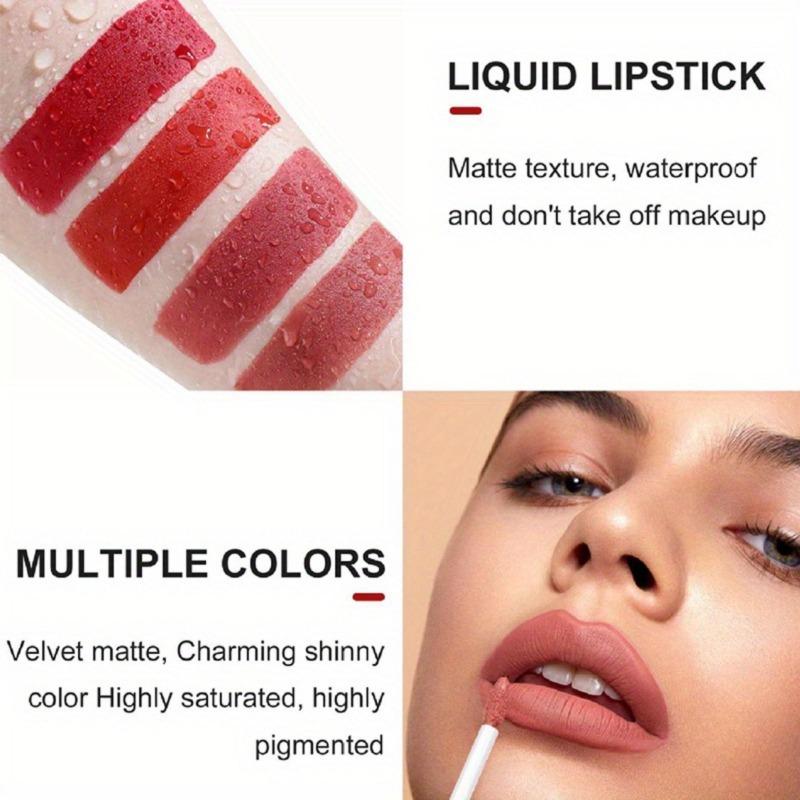 Matte Nude Brown Lipliner Pencil Lipsticks 12 Colors Lip Contour Kit Waterproof Non-sticky Sexy Velvet Red Lipgloss Makeup Tool