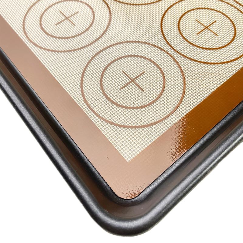 1Pcs Silicone Baking Mat For Oven, Reusable Non-Stick Heat Resistant Bakeware Sheets With Measurements, For Cookie Pastry