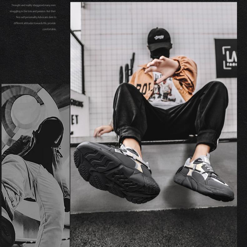 2025 New Summer Men's Shoes for Sports, Running, Casual, Versatile, Trendy, Breathable, Height-increasing, Dad and Instagram Fashion Shoes