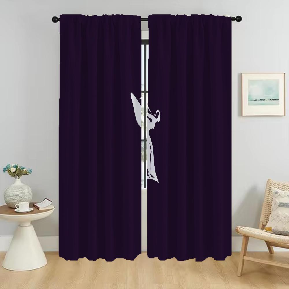 

Rolls-Royce Modern Living Room Curtains 2 Pieces Window Curtain Shades Home Interior Curtains for Camera Tulle for Bedroom Child W50xH70cmx2pcs-CL