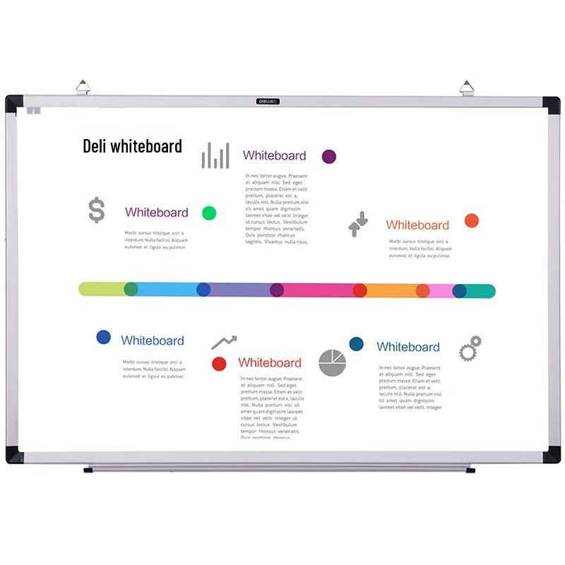 Deli 7854 Wall-Mounted Whiteboard