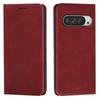 For Google Pixel 9 Pro XL Case Wallet Calf Texture Leather Phone Cover with Hidden Magnetic Closure