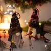 Glowing Fabric Dwarf Doll with LED Light Christmas Tree Hanging Decoration For Kid Room Nursery Holiday Decoration